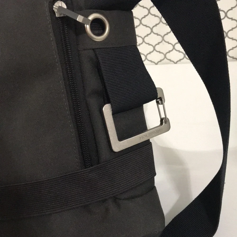Moleskine Classic Black Messenger Bag - Men